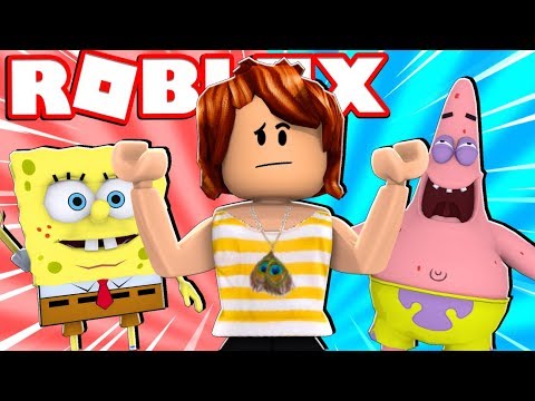 Spongebob Or Patrick Roblox W Friends American Family Fans - failboat roblox